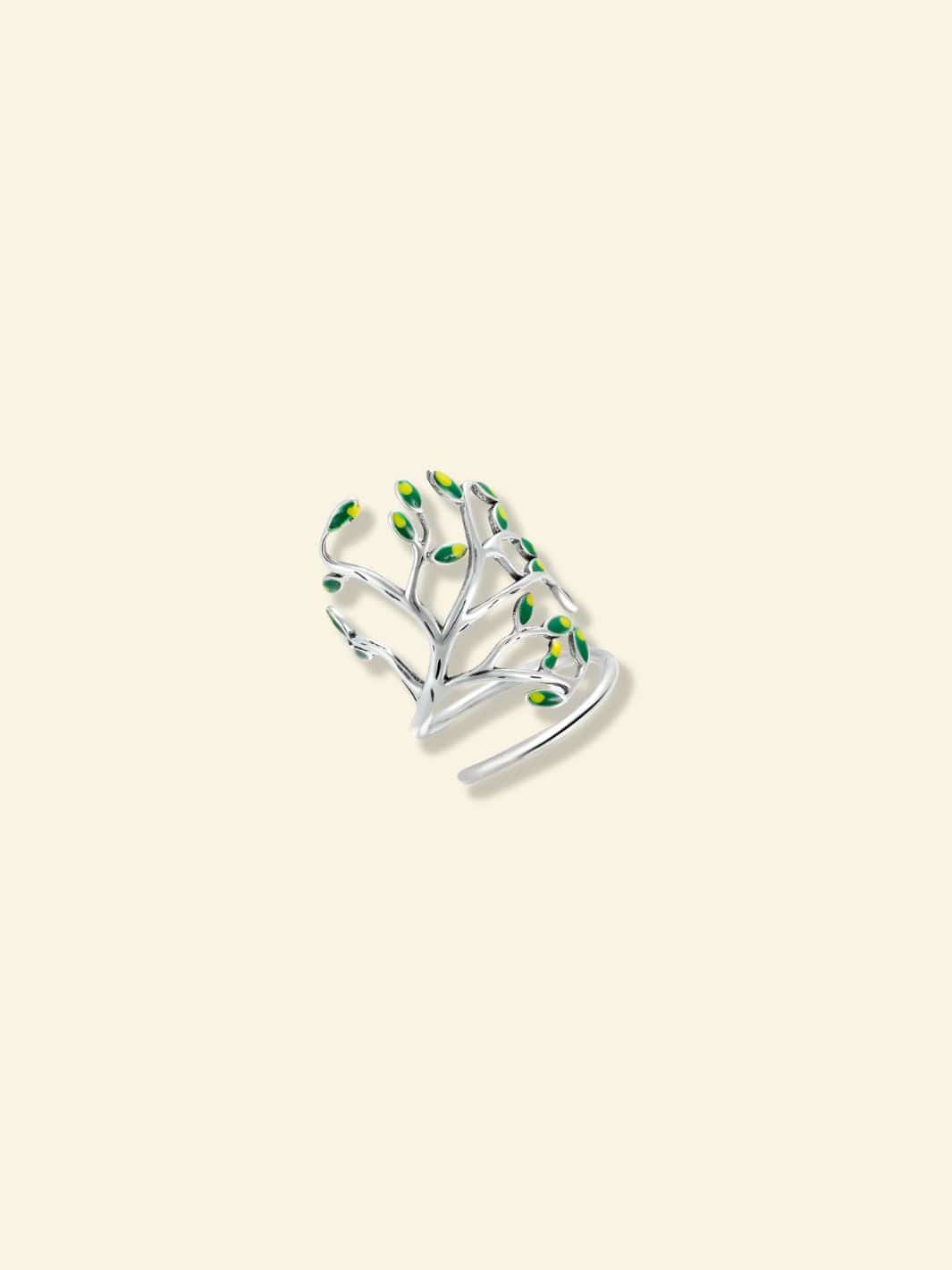 Arbre de Vie Argent Bague Argent