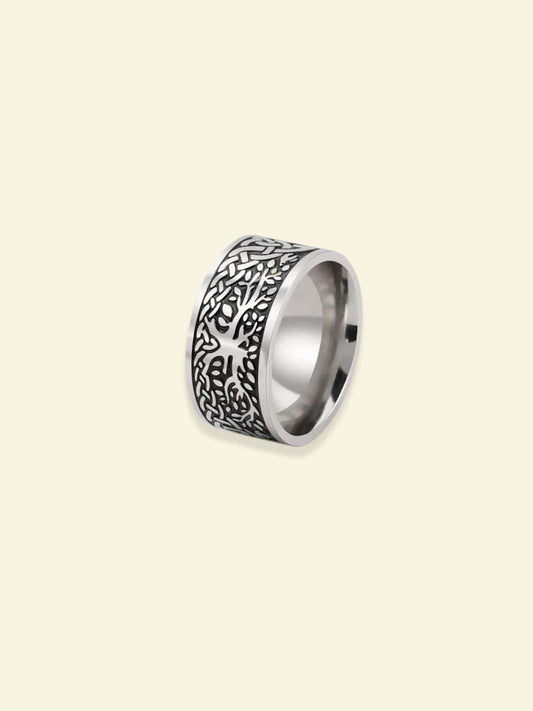 Bague Arbre de Vie Acier 7