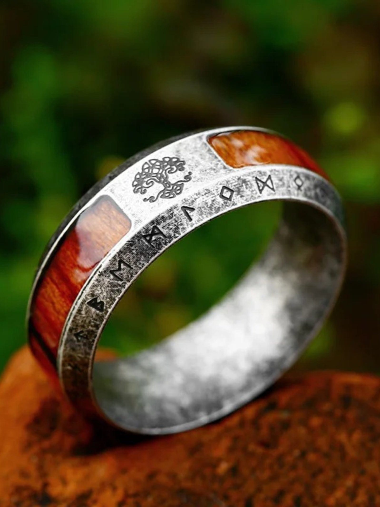 Bague Arbre de Vie Bois 7