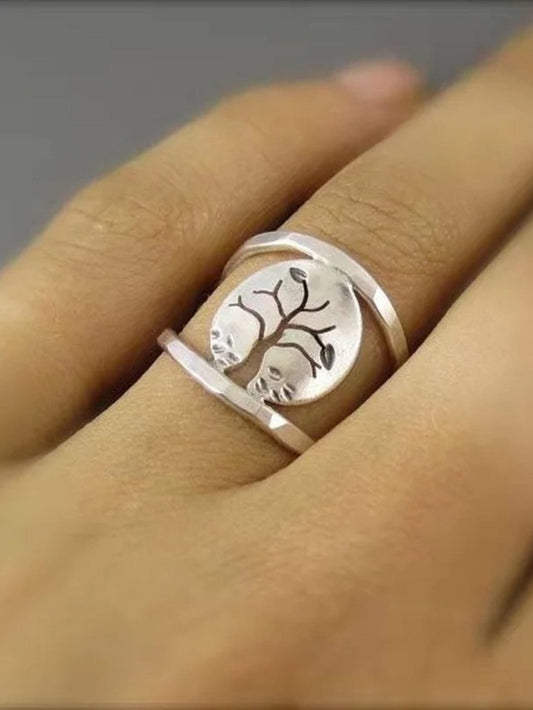 Bague Arbre de Vie Couleur Argent