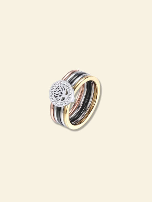 Bague Arbre de Vie Strass 6