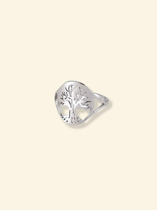 Bague Arbre de Vie Unisexe Argent / 7