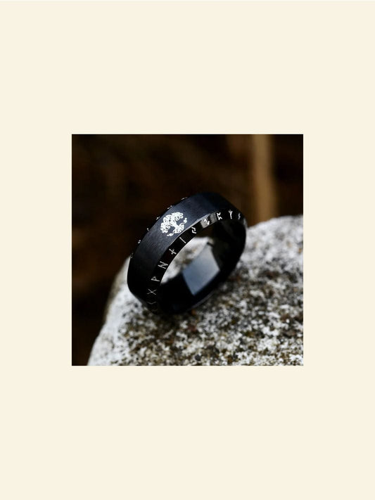 Bague Noir Arbre de la Vie 7