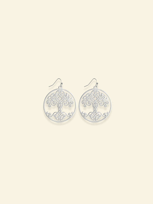 Boucles d'Oreilles Arbre de Vie 30mm