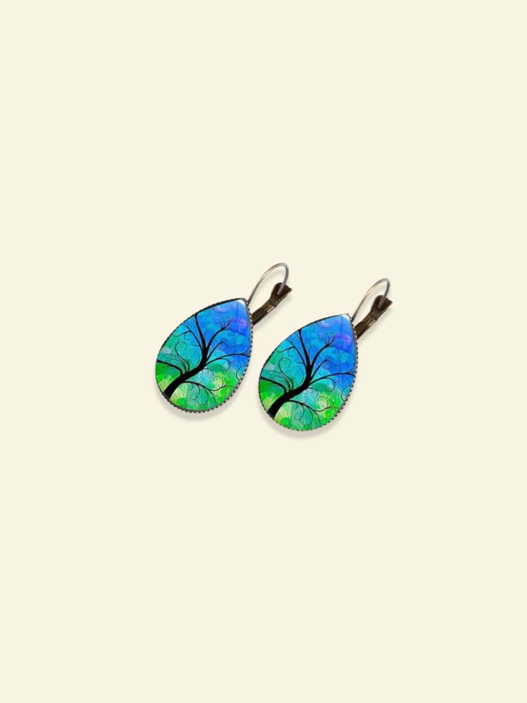 Boucles d'Oreilles Arbres de Vie 3