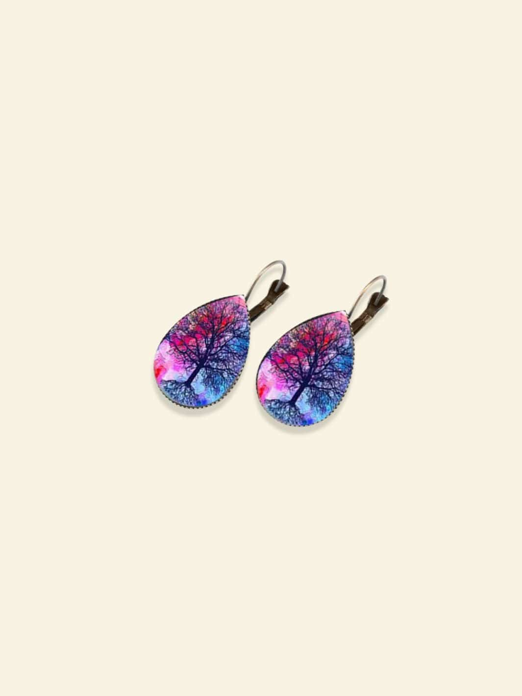 Boucles d'Oreilles Arbres de Vie 4