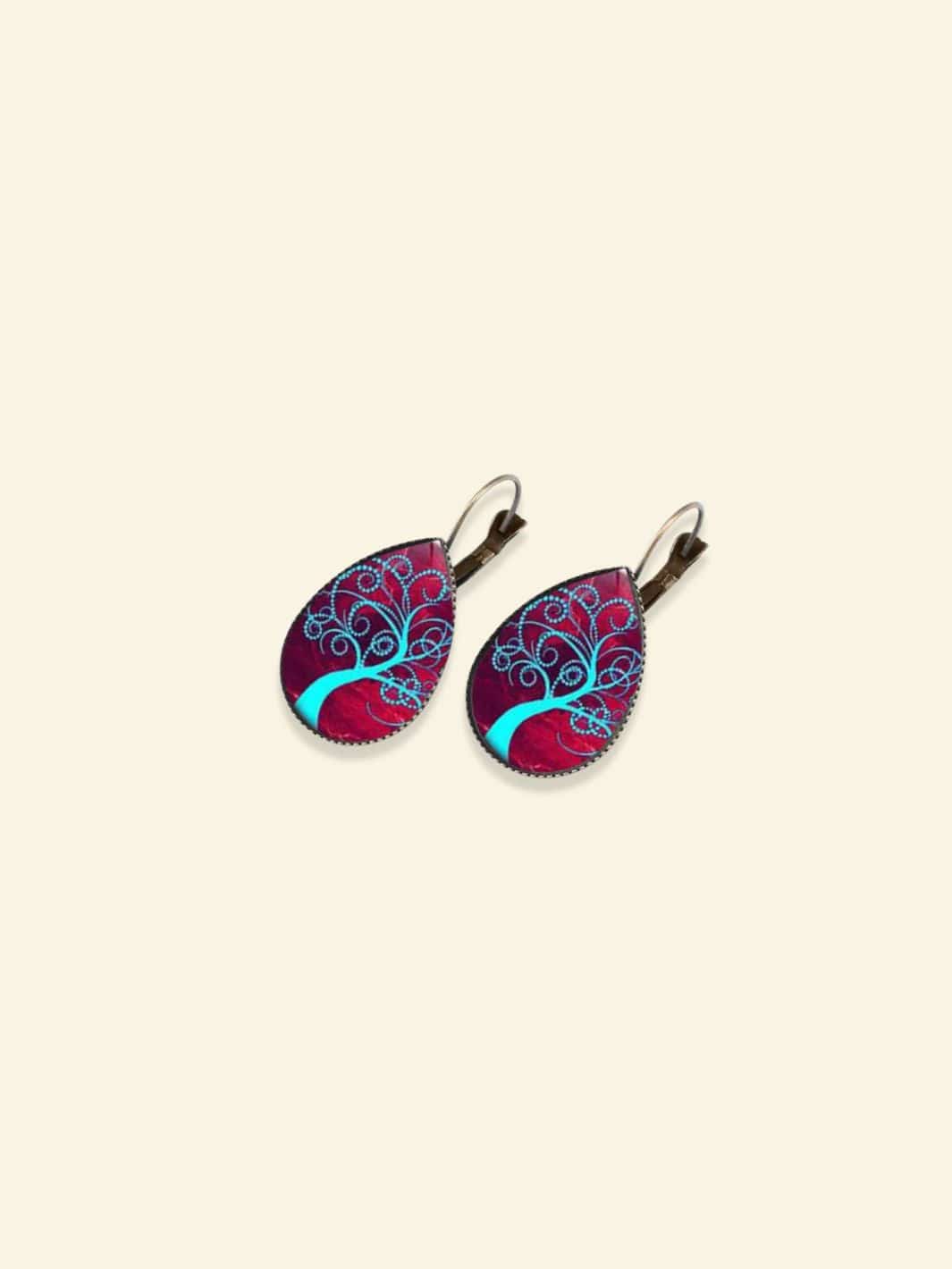 Boucles d'Oreilles Arbres de Vie 5