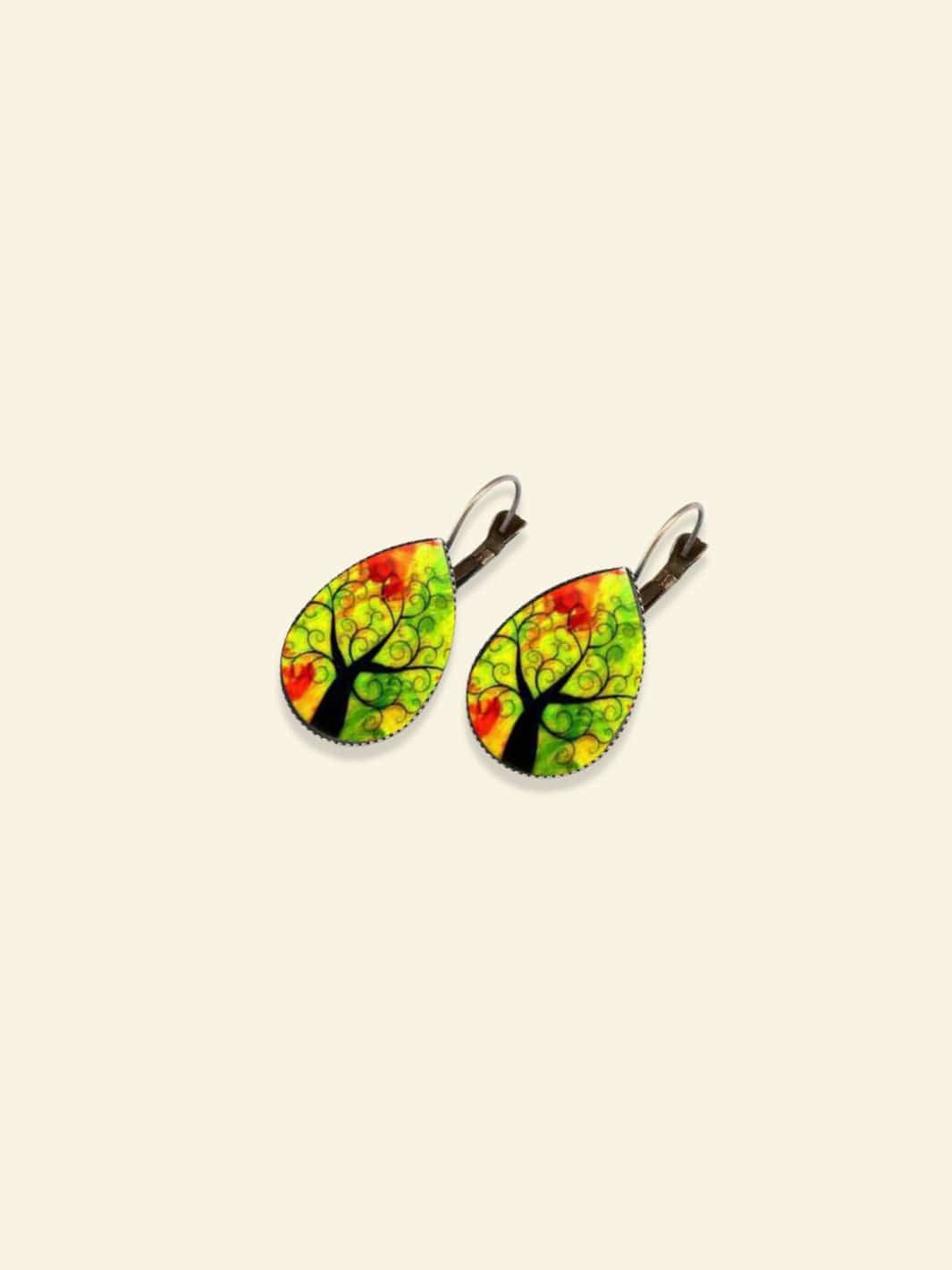 Boucles d'Oreilles Arbres de Vie 7