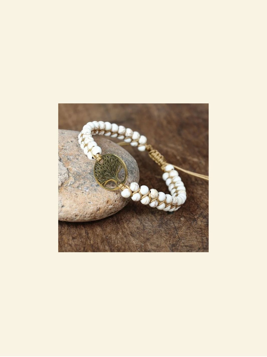 Bracelet Arbre de Vie Perle Arbre blanc