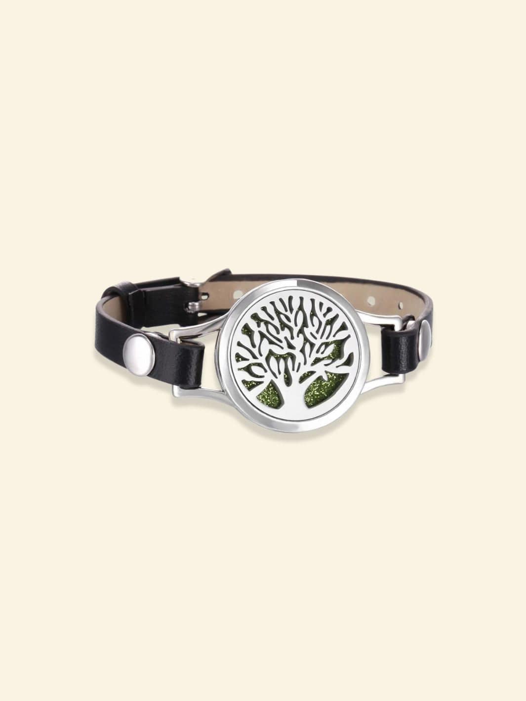 Bracelet Cuir Arbre de Vie