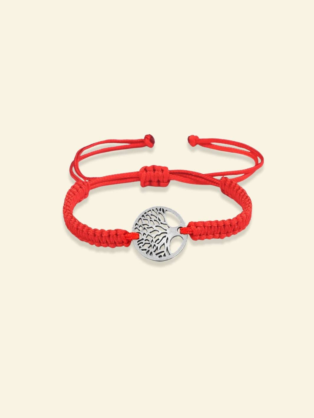 Bracelet de Cheville Arbre de Vie Argent