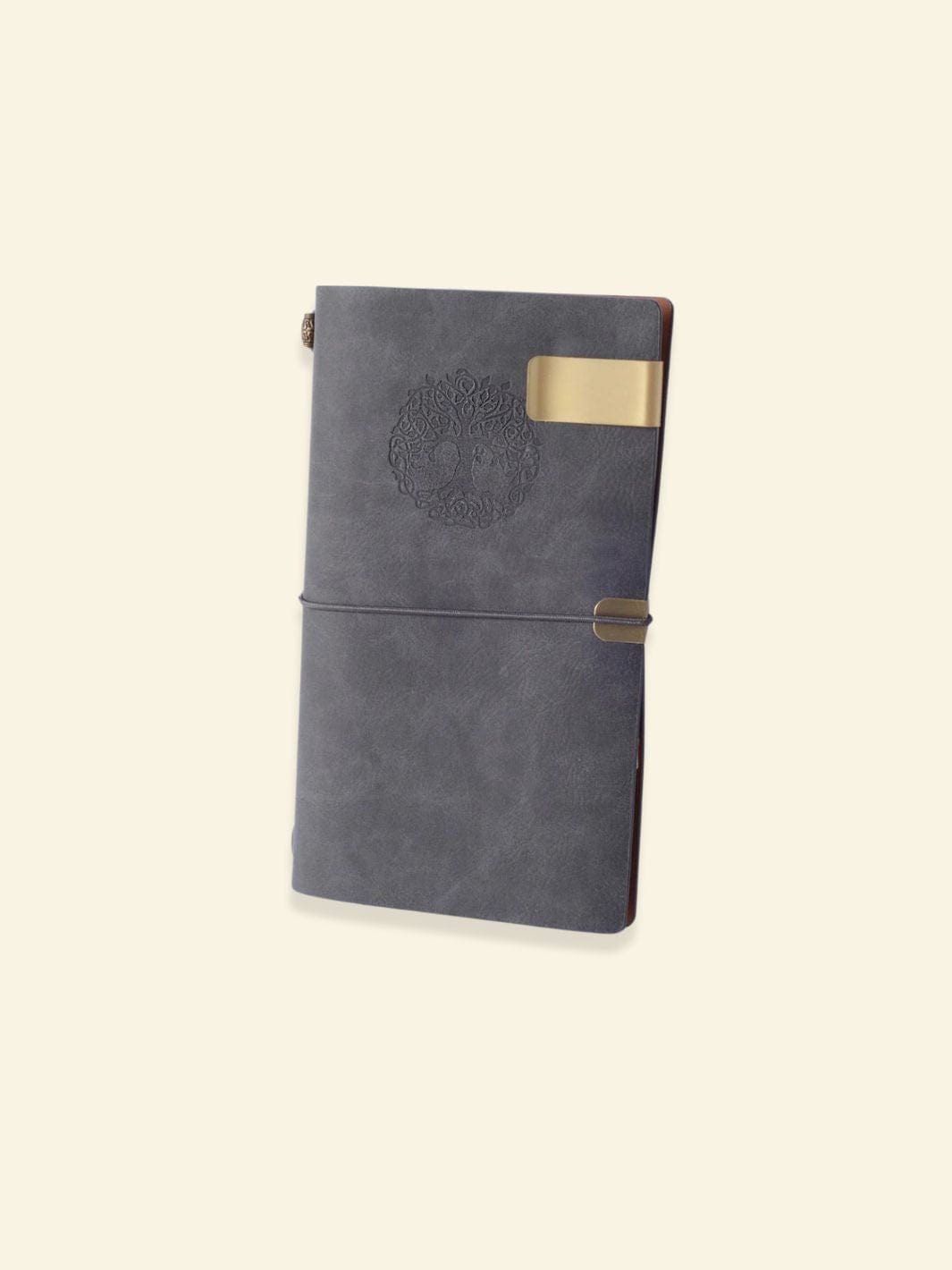 Carnet de Notes Arbre de Vie Gris