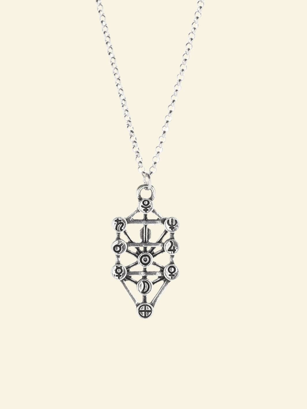 Collier Arbre de Vie Kabbale​ Argent