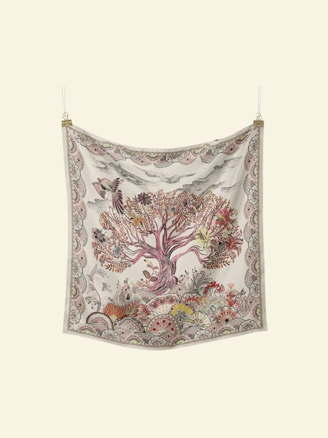 Foulard Arbre de Vie 53 x 53 cm