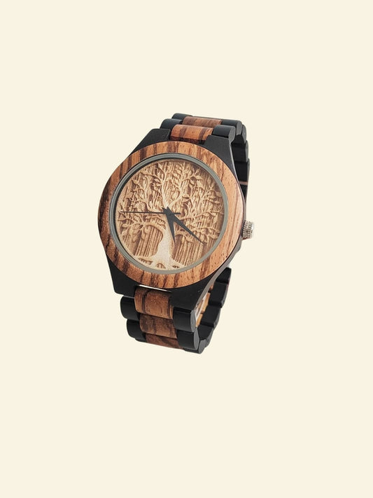 Montre Homme Arbre de Vie Bois