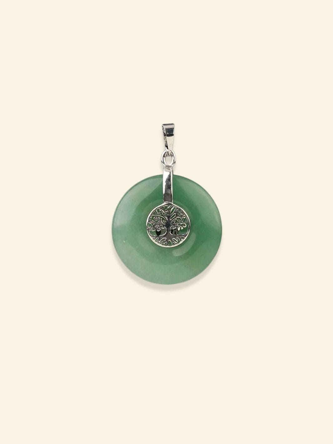 Pendentif Arbre de Vie Pierre Aventurine verte