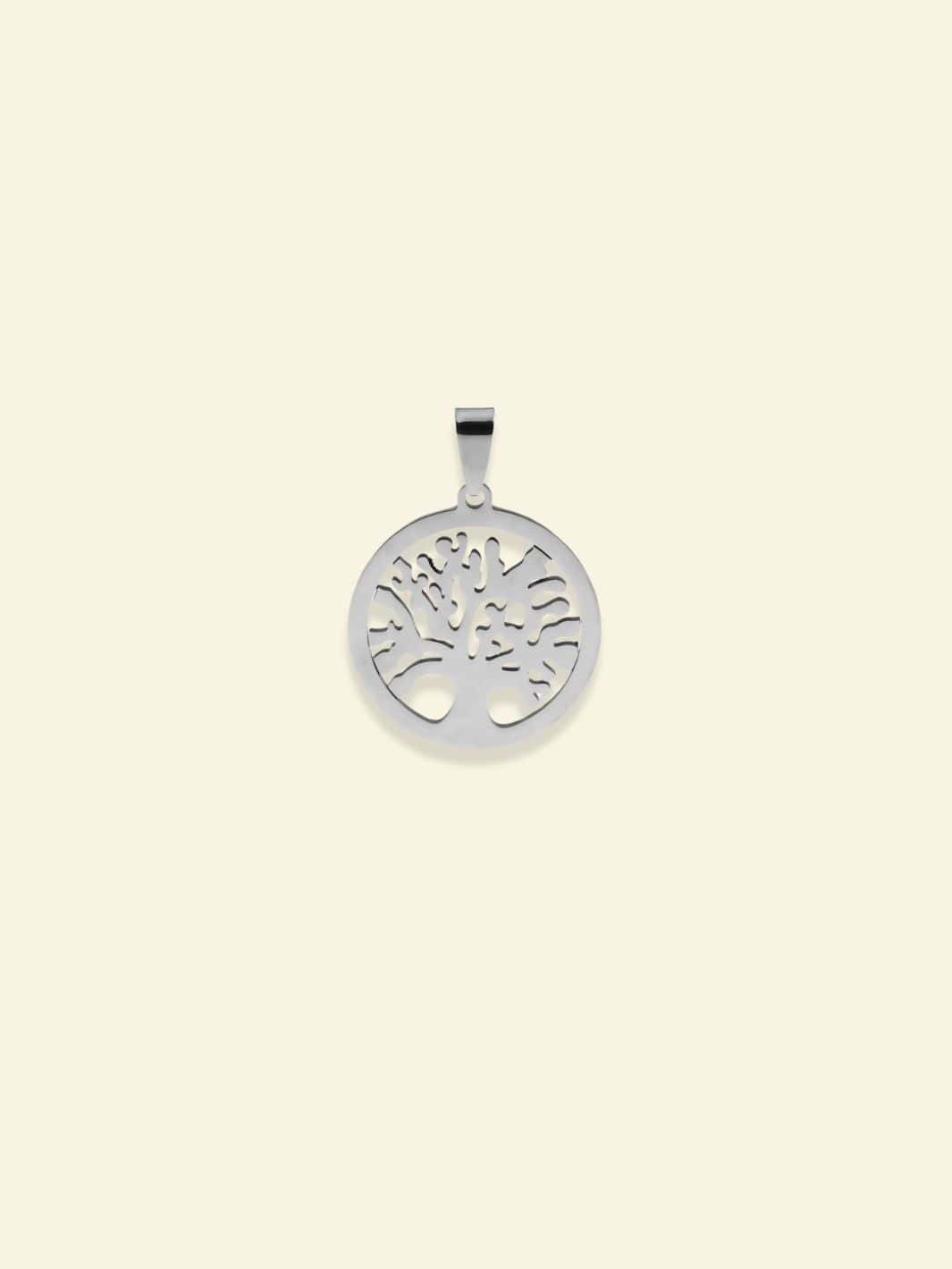 Pendentif en Acier Inoxydable Argent