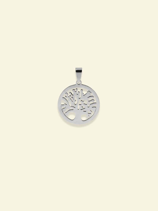 Pendentif en Acier Inoxydable Argent