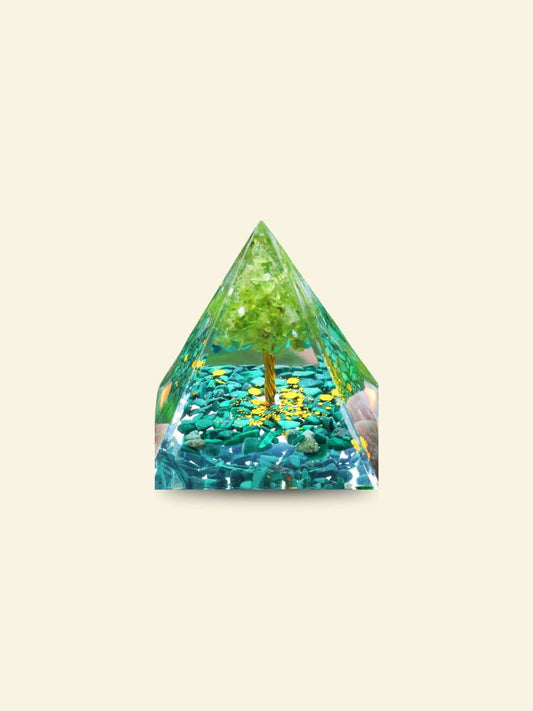 Pyramide Orgonite Turquoise