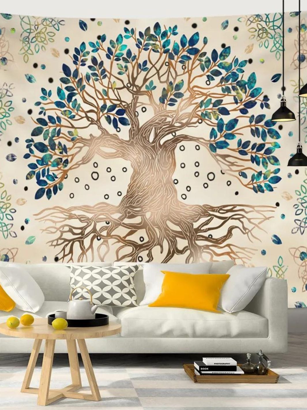 Tapisserie Murale Arbre de Vie Tapisserie murale / 95x70cm