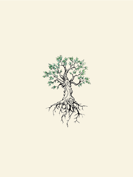 Tatouage Arbre de Vie 105x60mm